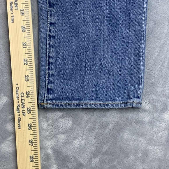 Vintage American Eagle Artist Jeans Womens 8 Low Rise Bootcut Distressed - Picture 12 of 16